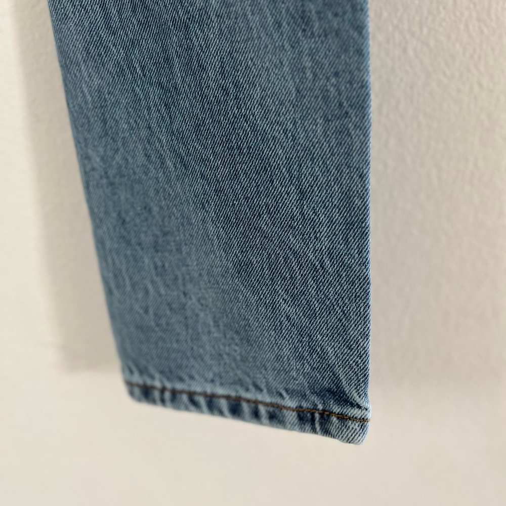 Size 10 girls blue jeans with adjustable waist. 7 For all mankind brand. - Picture 12 of 13